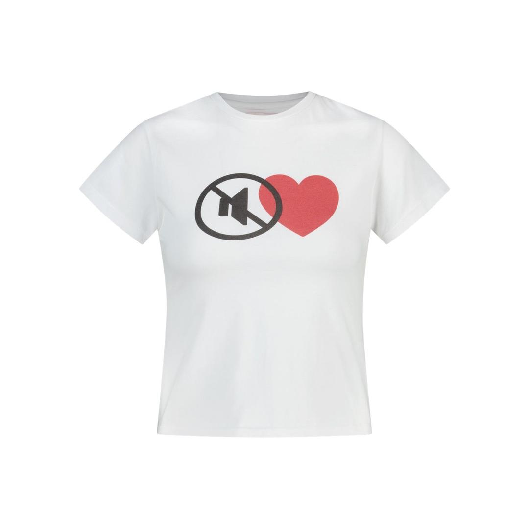 [OFTHEWHOLEHOUSE] Mute Heart T-shirt