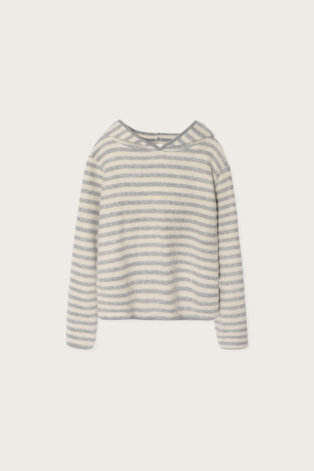 BRUSHED HOODED TOP ROSE