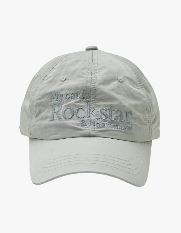 My Cat Is Rockstar Cap - Light Grey