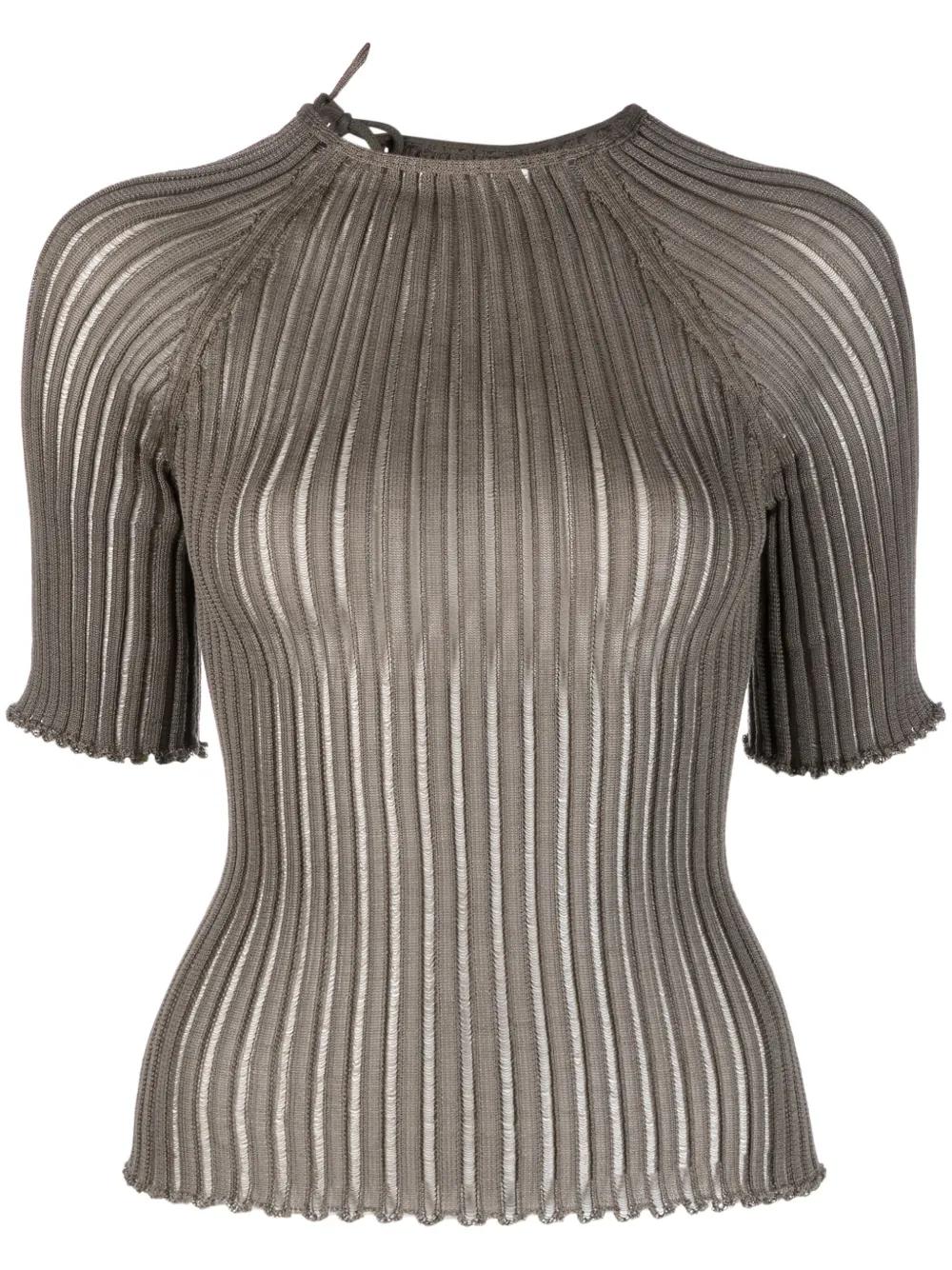 A. ROEGE HOVE 패트리샤 레터스 헴 티셔츠 | 뉴트럴 | FARFETCH KR