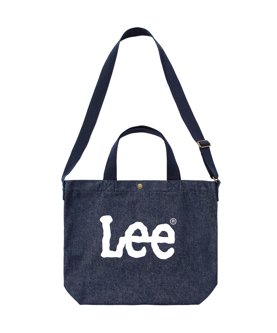 [FAMILee] 빅 트위치 로고 투웨이 에코백 인디고 다크