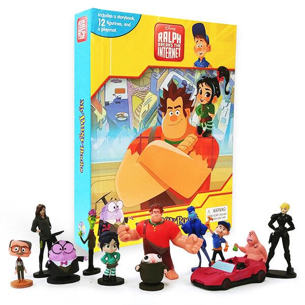 My Busy Book : Disney Wreck-It Ralph 2 디즈니 주먹왕 랄프 2 인터넷 속으로 비지북 (미니피규어 12개 + 놀이판)