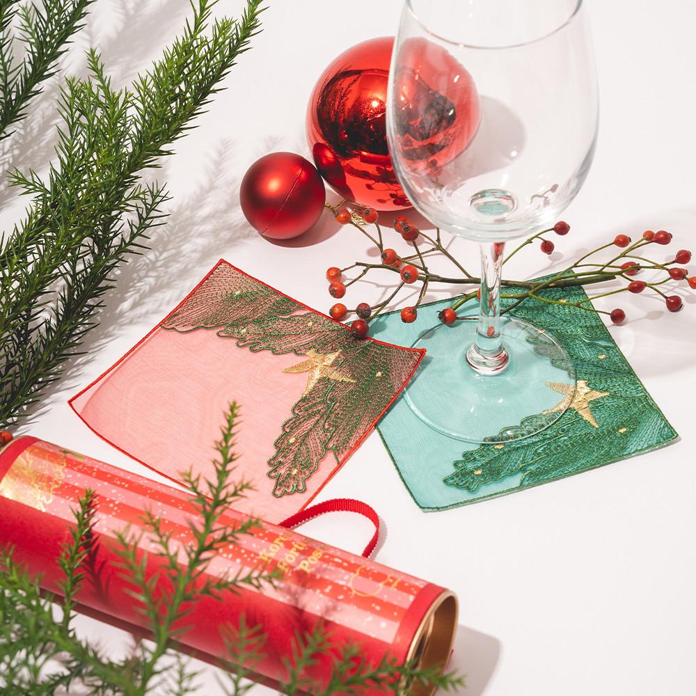 [복복복] 크리스마스 노방 티코스터 세트 (Christmas coaster set)