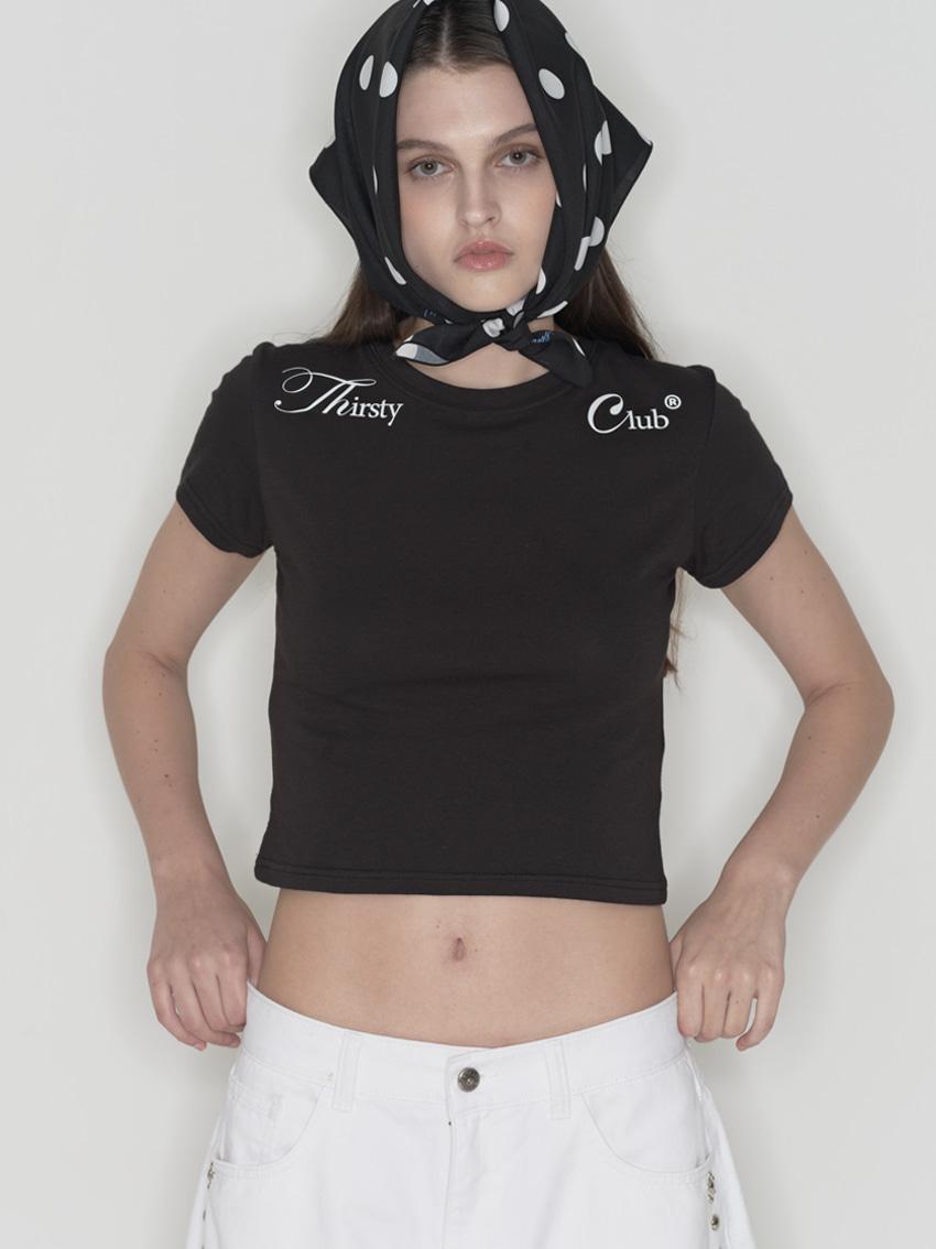 Shoulder logo t-shirt - Black