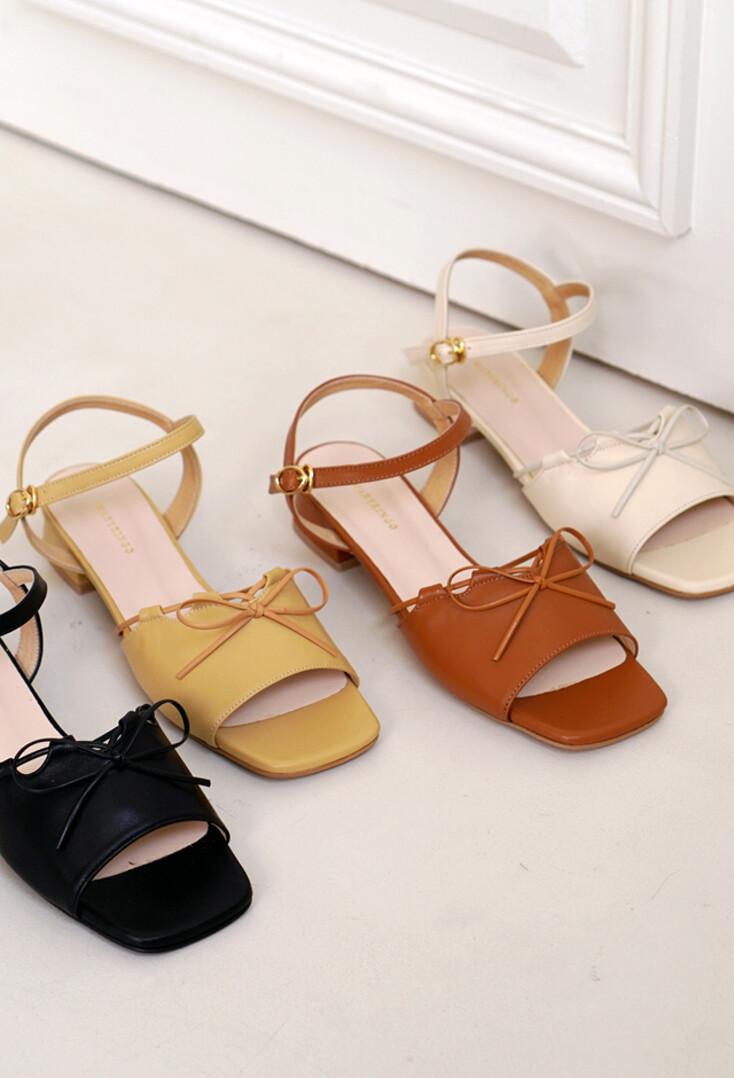 Rosie ribbon sandals _ 4color