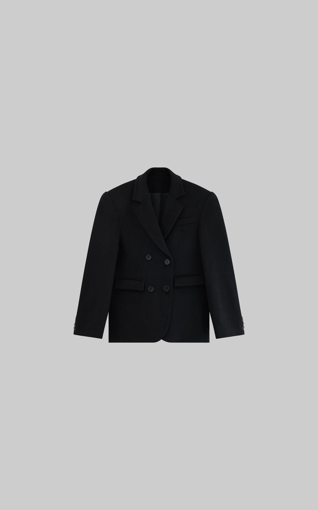 <tc>WARDEN EDGE</tc> 오버사이즈 더블 브레스티드 울 블레이저