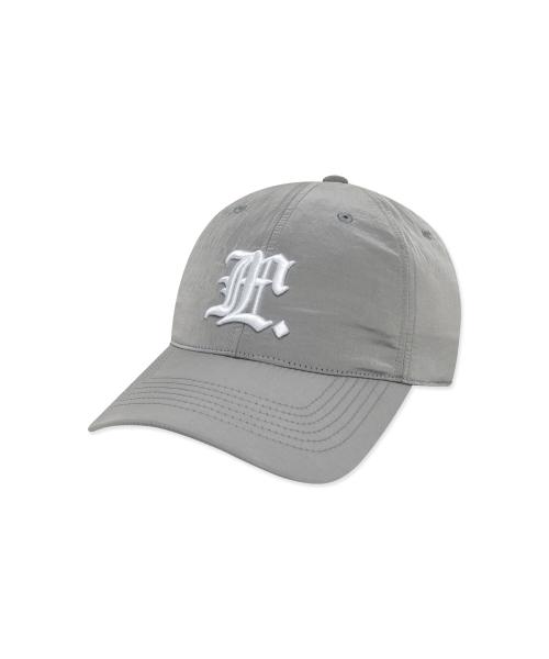 GOTHIC NYLON 6PANEL CAP gray