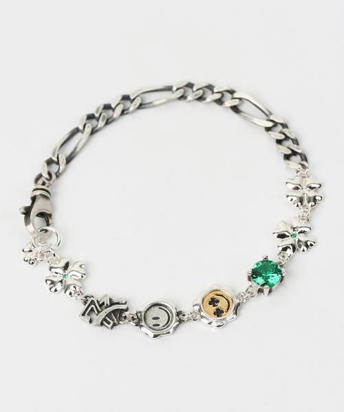 그레이노이즈(GRAYNOISE)  Clover smile cubic bracelet (925 silver) - 후기 | 무신사