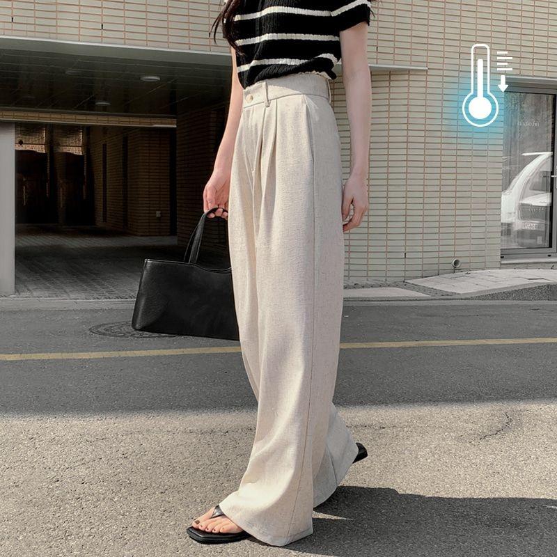 [MADE] 솔티브 린넨 투턱 와이드 슬랙스[tps0570]