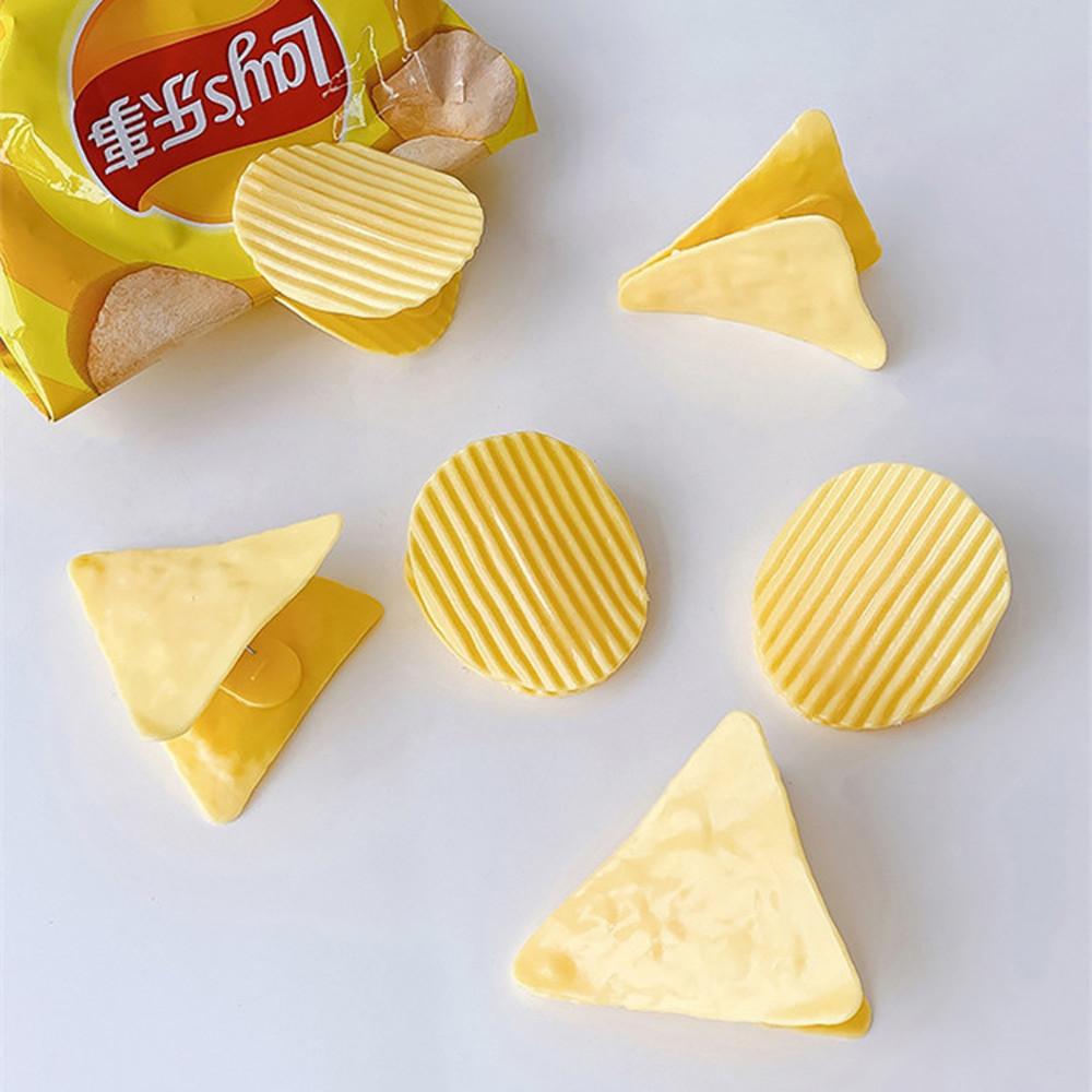 감자칩 밀봉집게 (4p)  / 과자 감자칩 나쵸 나초 다용도 밀봉 집게 4개입