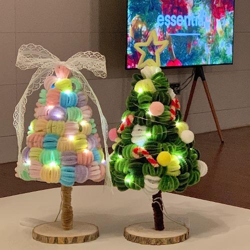 [동영상 제공] 모루 철사 공예 뉴 동글동글 크리스마스 미니 트리 DIY