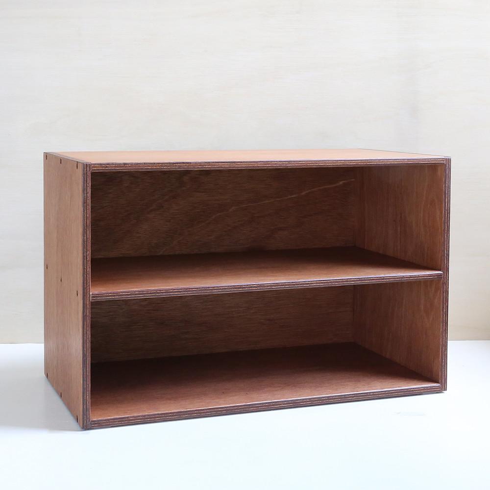 [심소자] 라왕합판 다용도 공간박스 2단 모듈 수납장