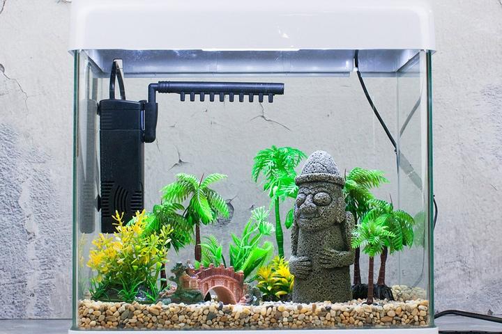 돌하르방 풀세팅 어항세트 수족관세트 MONO320