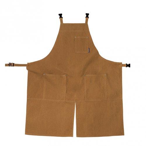 [이니셜자수 무료] H스트랩 앞치마 (사파리브라운)