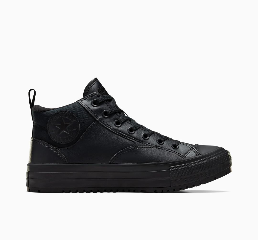 척테일러 올스타 몰든 스트릿 부츠 워터프루프 레더 블랙