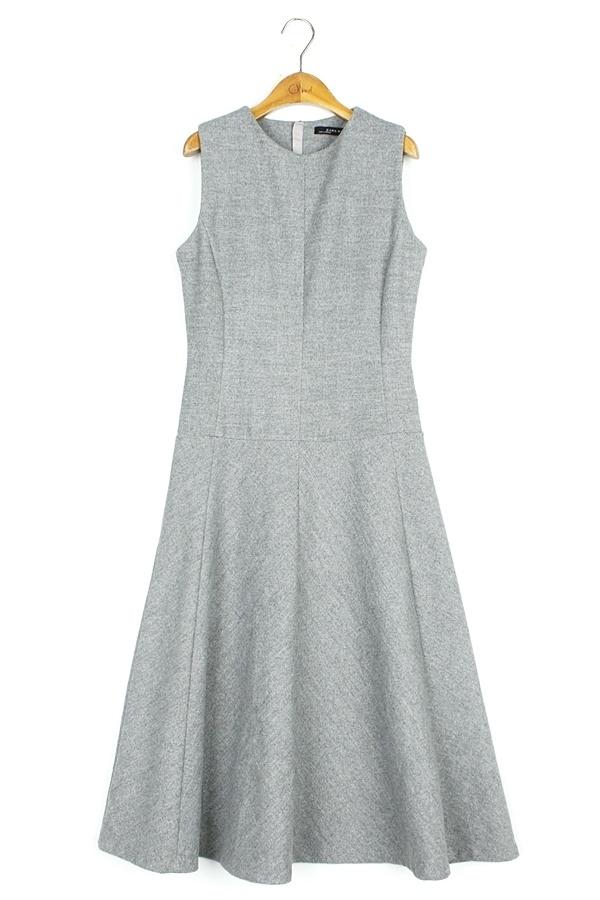 ZARA 자라 모직 혼방 도톰 롱 원피스 WOMAN_S
