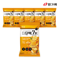 빙그레 더단백 팝칩 군옥수수맛  44g, 6개