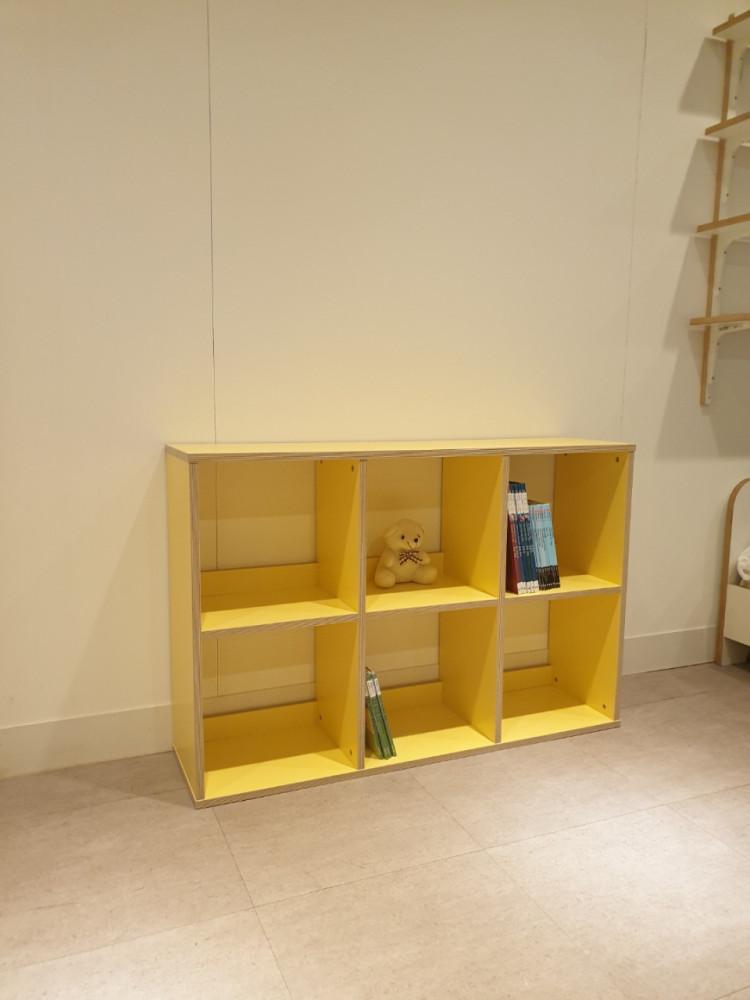 오노홈 칼라책장 2단 3단 컬러 책꽂이 오픈 교구장 전면