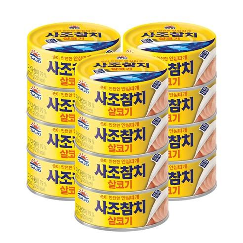 사조 참치 살코기 안심따개, 100g, 12개 - 참치통조림세트 | 쿠팡