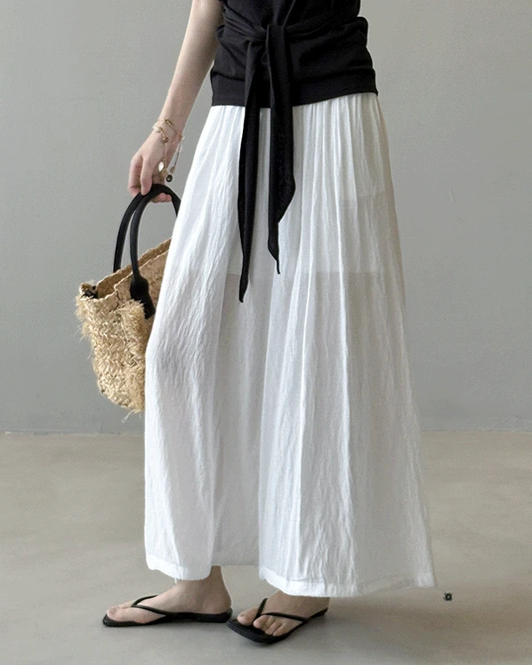 콜드 밴딩 투웨이 와이드 팬츠