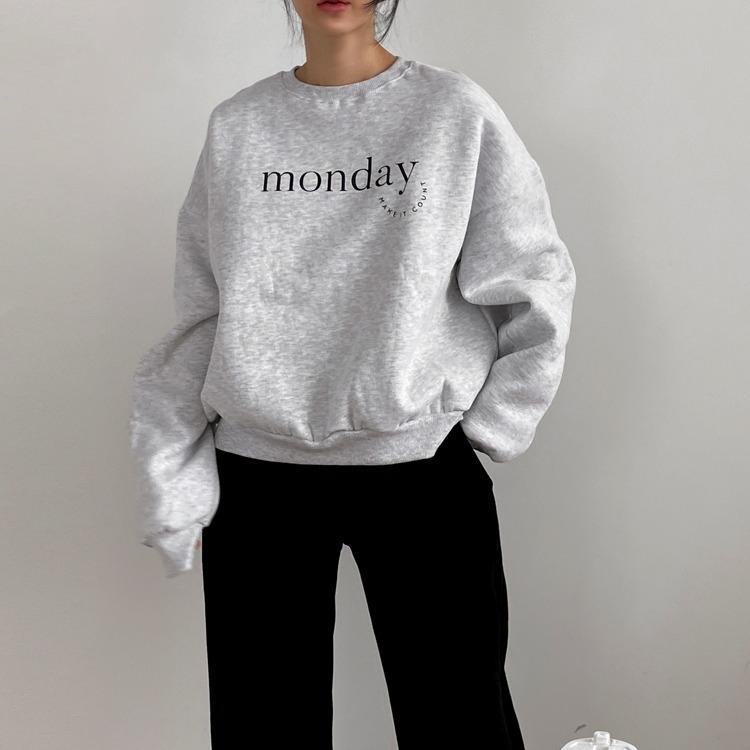 루즈핏 먼데이 양기모 맨투맨