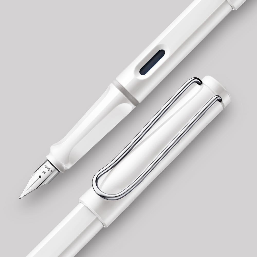 [LAMY] 라미 사파리 만년필 샤이니 화이트 EF / LM019 WH EF