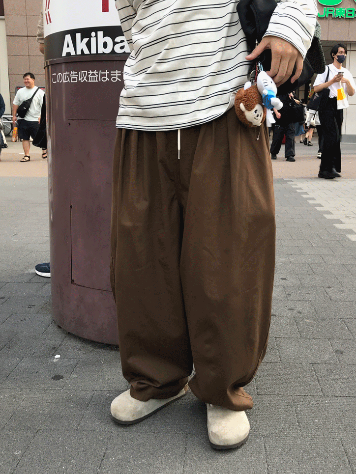 [기획팬츠 33900원/재고 소진시 종료] 워크 투턱 밴딩 코튼 팬츠 (5 Color)