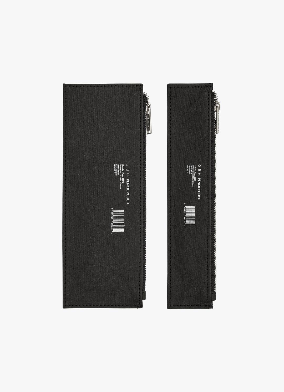 PENCIL POUCH / BLACK / 2 SIZE