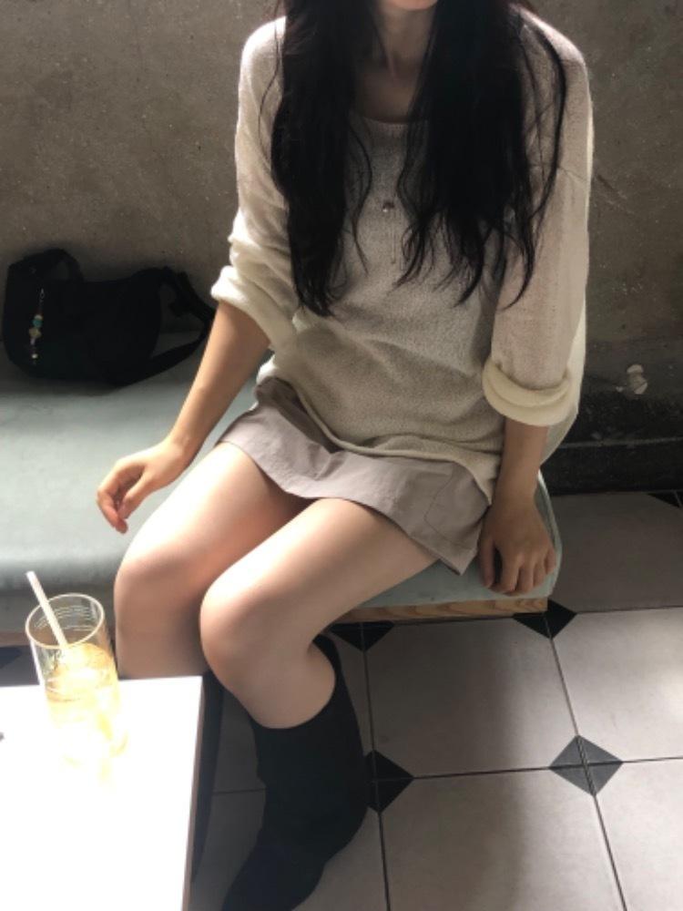 시어 루즈 니트