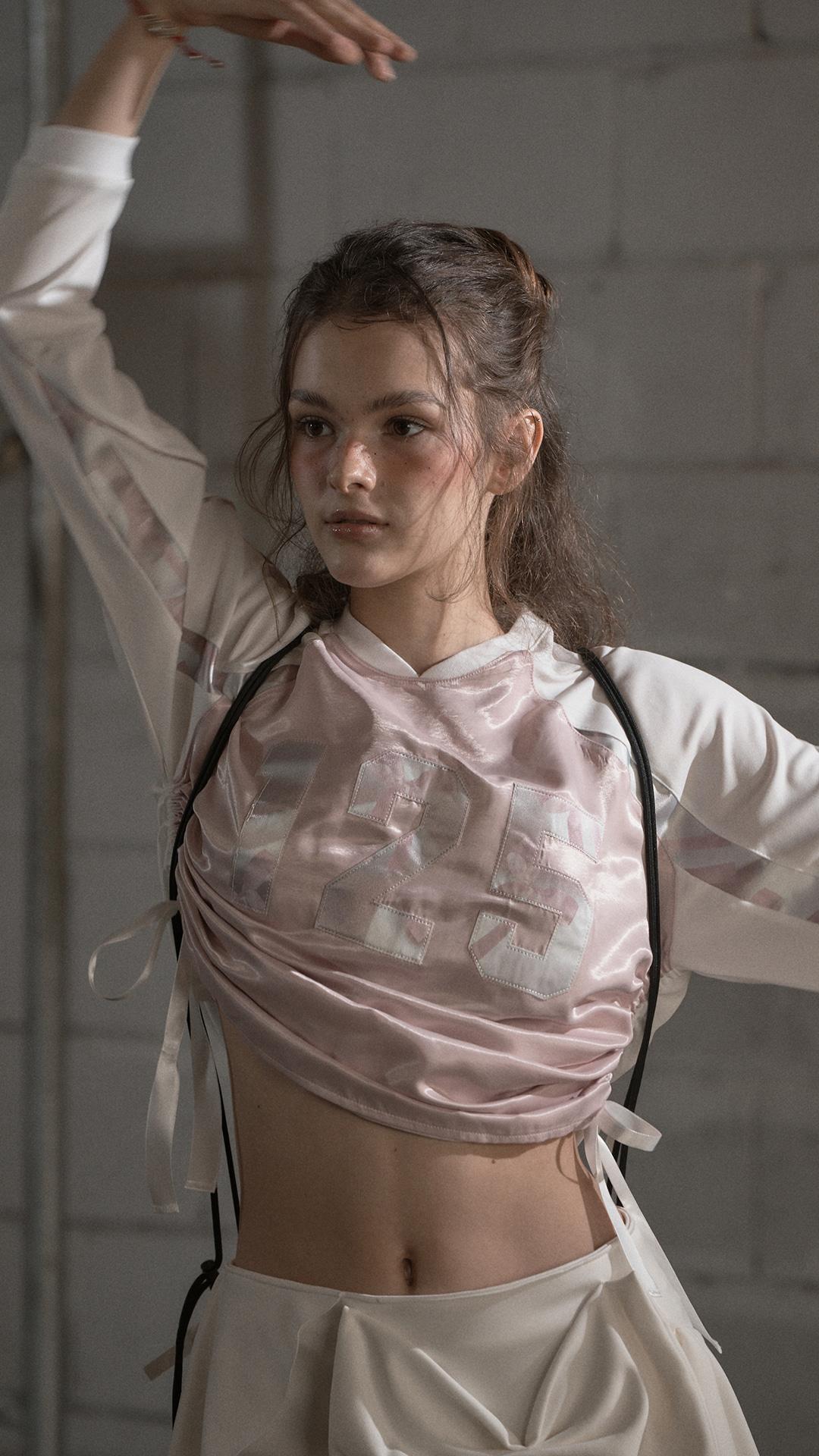 PINK RIBBON CROP SOCCER JERSEY