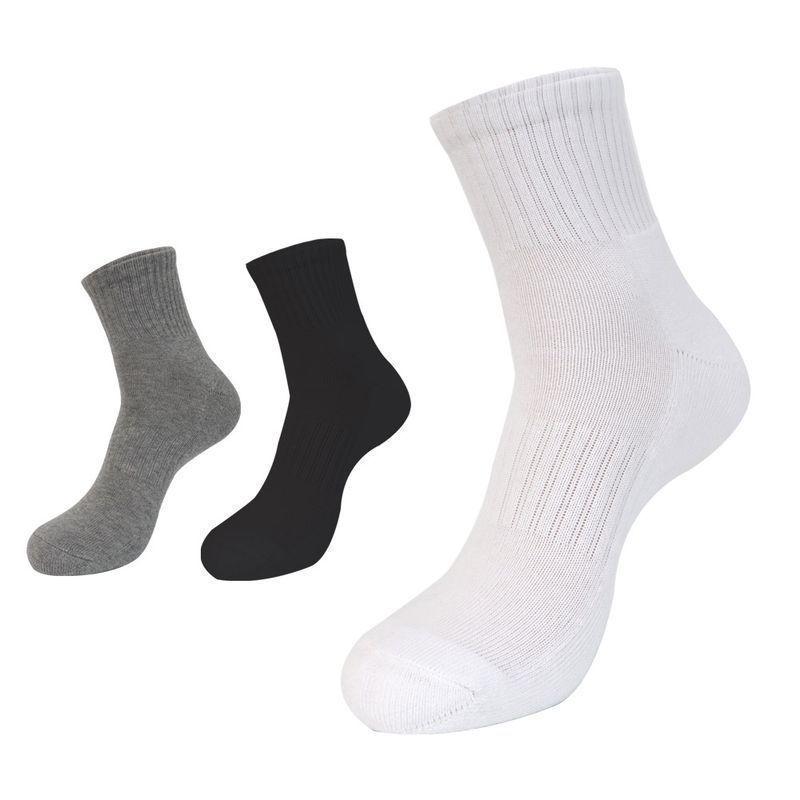 [몽크로스] 남 여 무지 중목 스포츠양말 5켤레