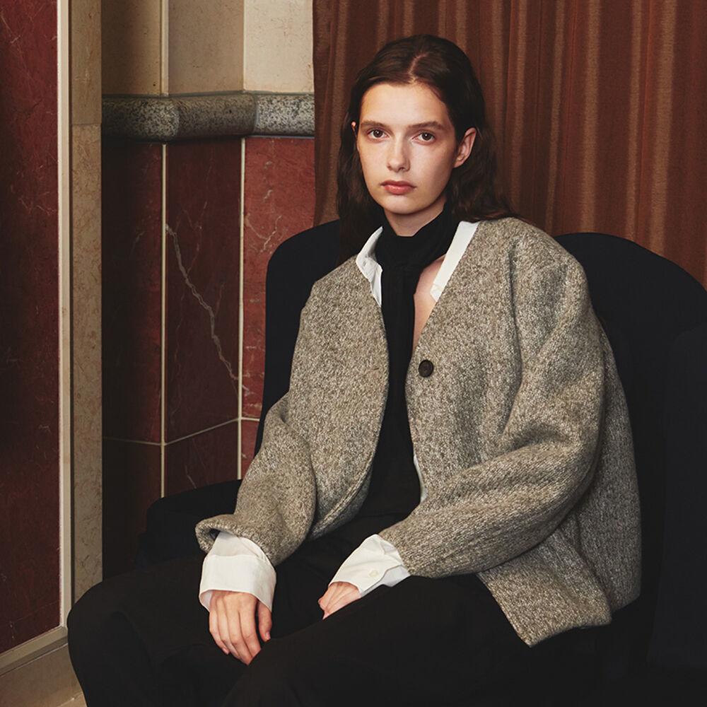 Suede Muffler - Black