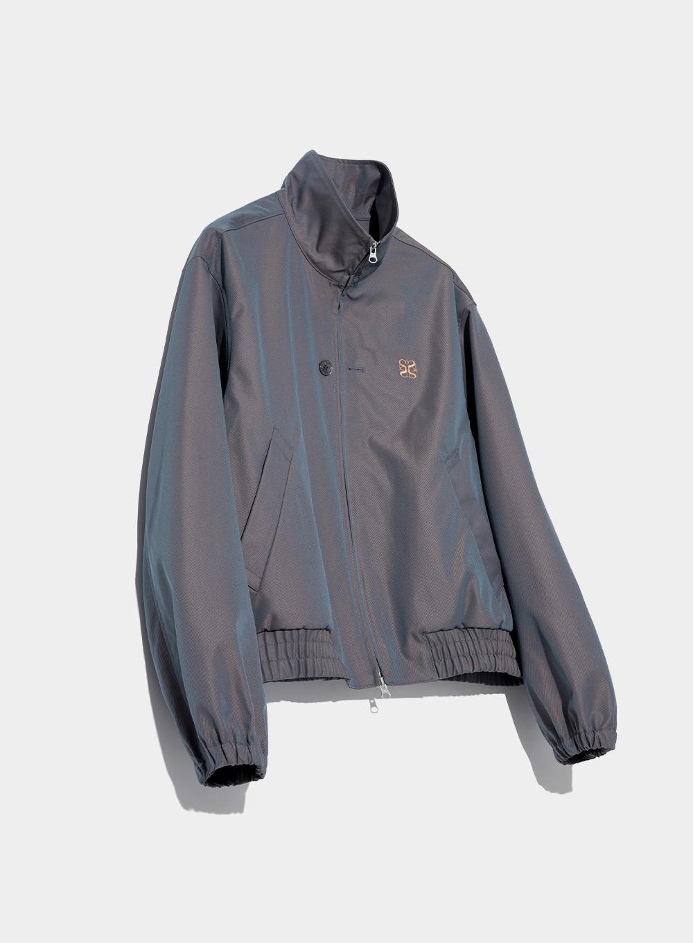 Lecce  Two Tone Zip Up Jacket Glitter Purple Orange