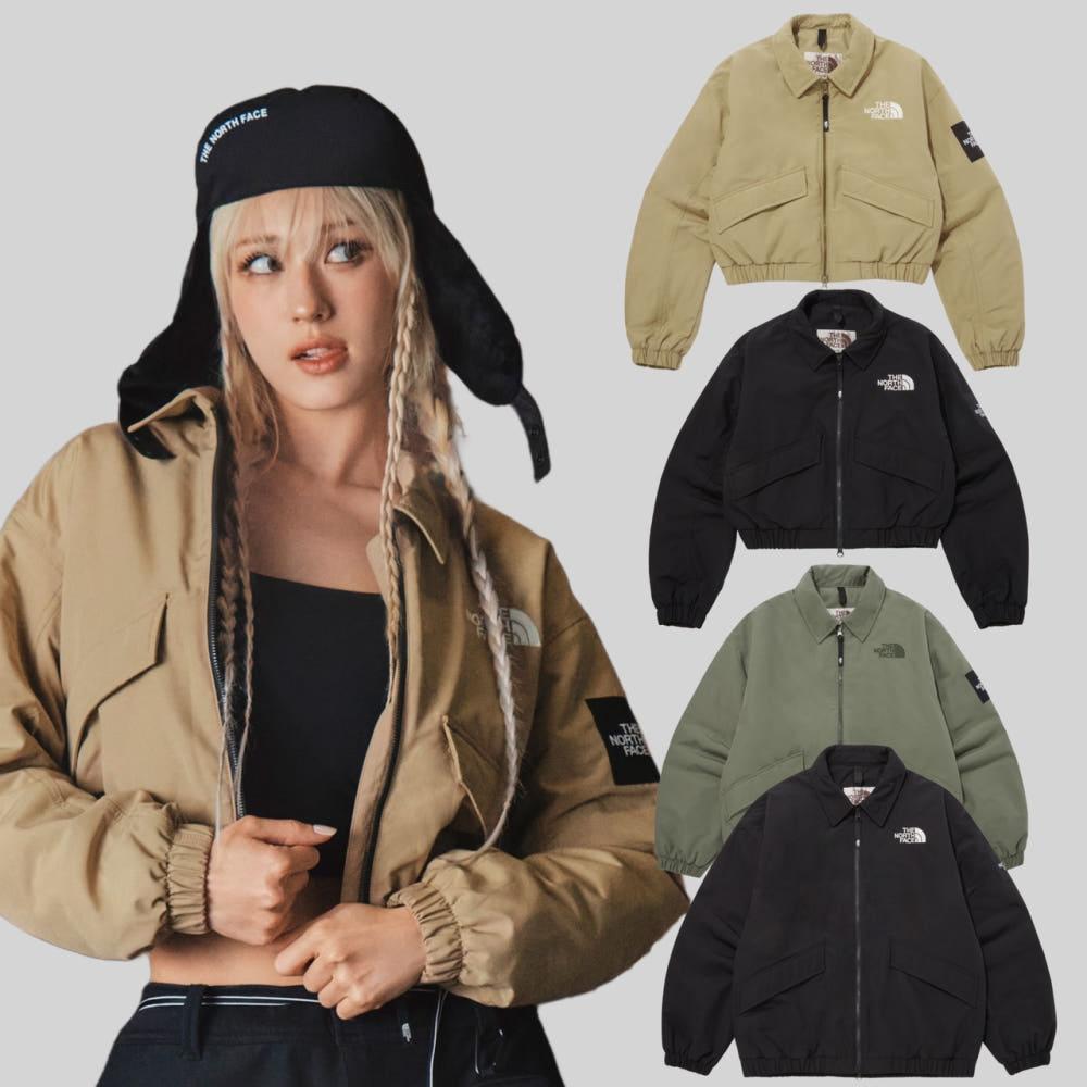 (국내매장) 노스페이스 빌란 히트 블루종 남성 여성 크롭 자켓 커플 남녀공용 경량 패딩