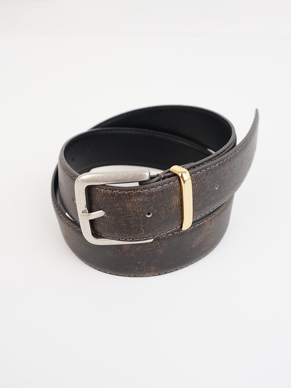 Vintage Square Belt_Brown