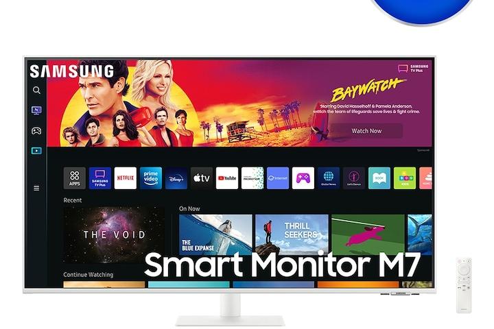 [오늘의딜] 삼성전자 스마트모니터 M7 S43BM701U 화이트 4K UHD