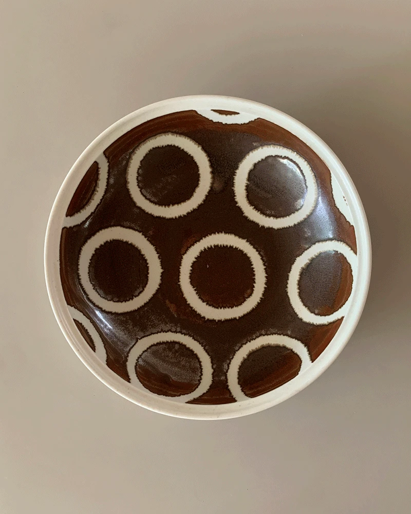 Cocoa donut bowl