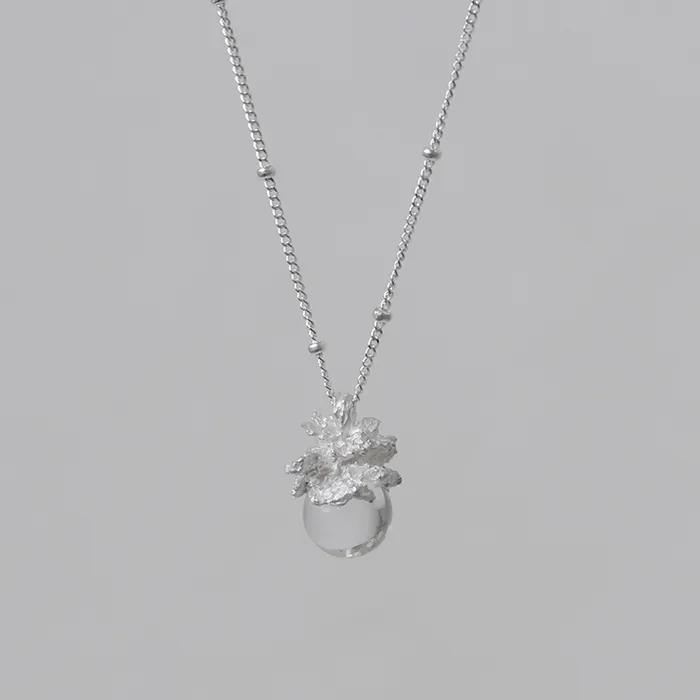 Of Clear Quartz Necklace_Silver925