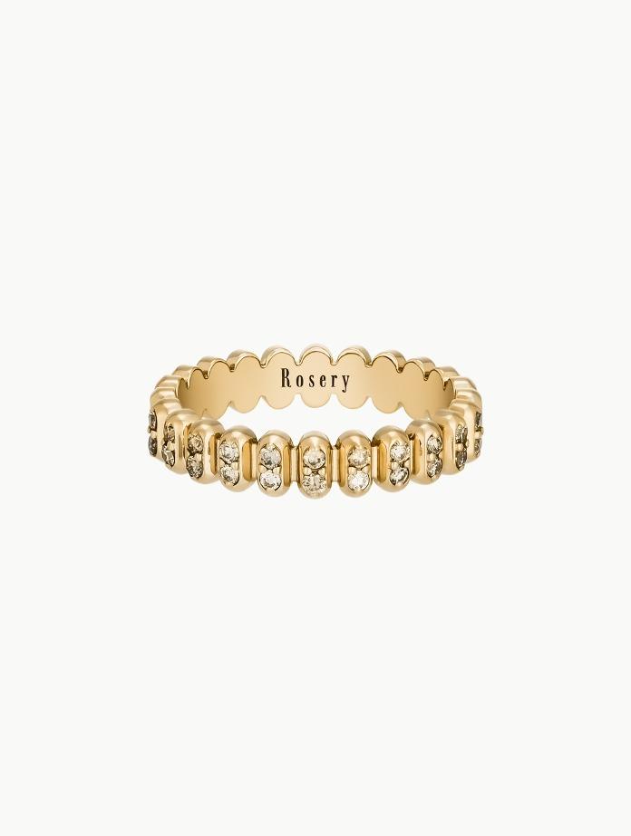 14k Raffine diamond mini ring
