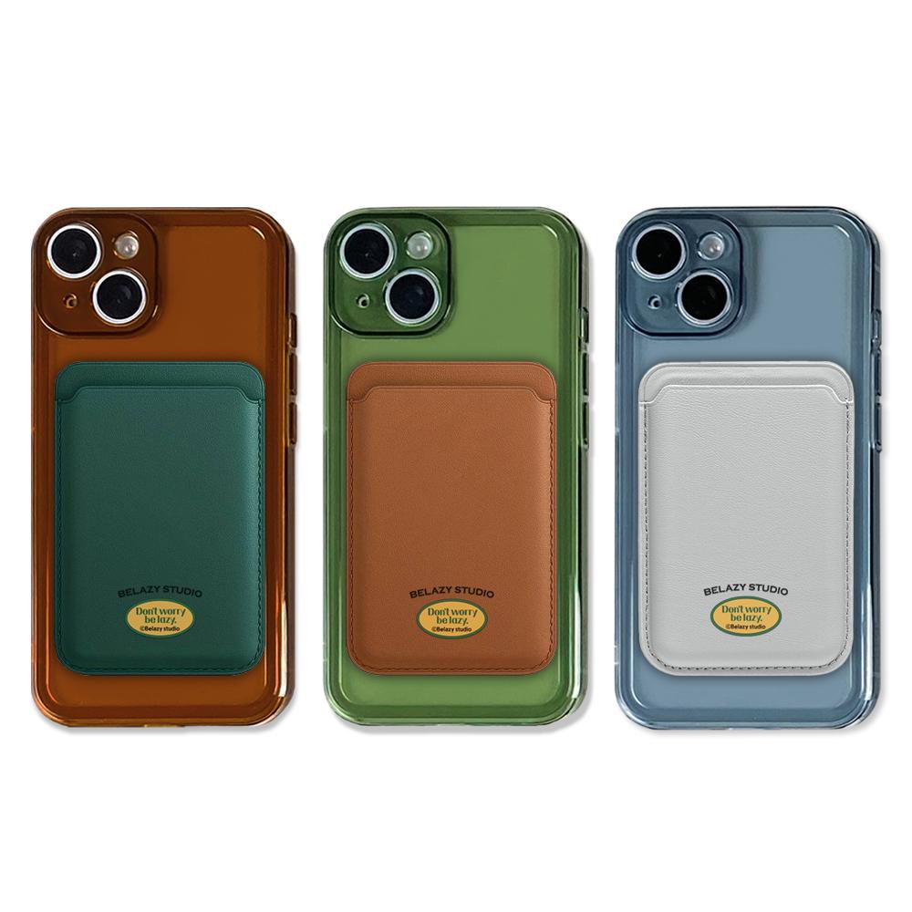 [Set] iPhone Jelly case + 맥세이프 월렛