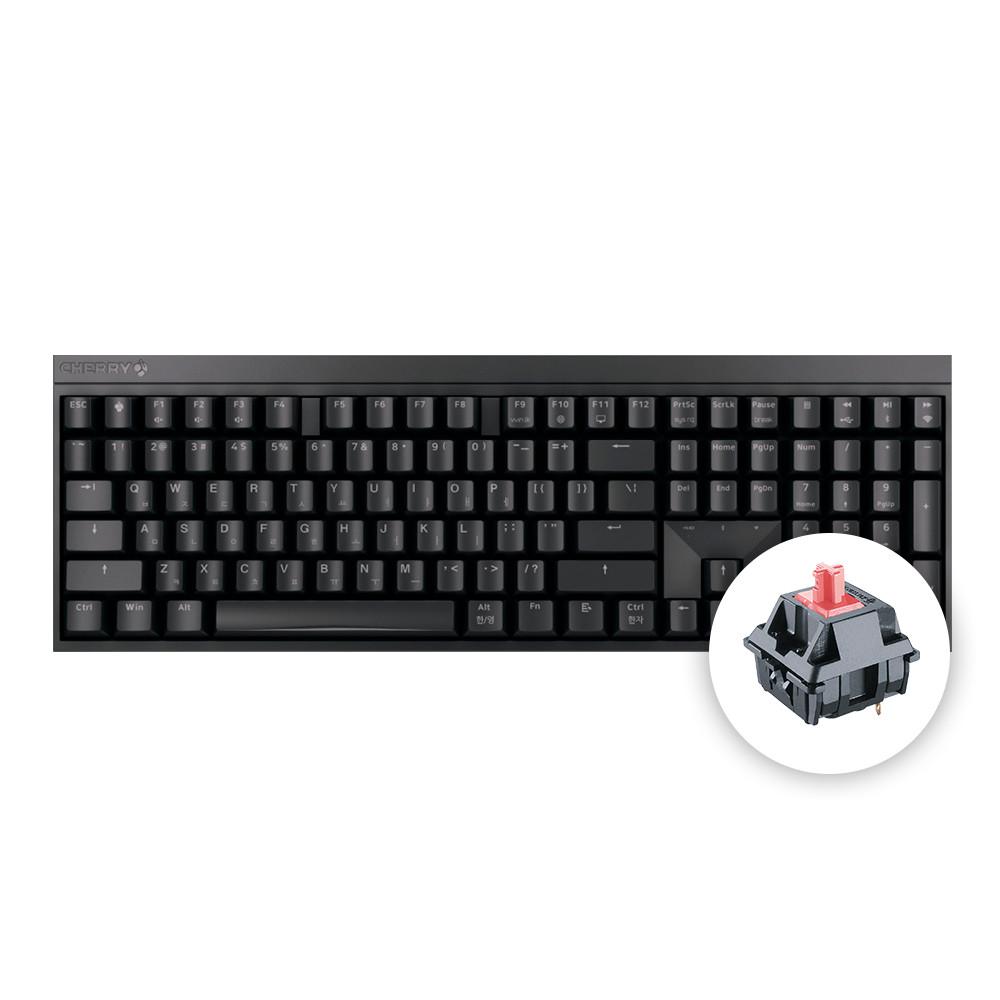 체리 MX BOARD 2.0S 무선 블루투스 기계식 키보드 블랙 적축