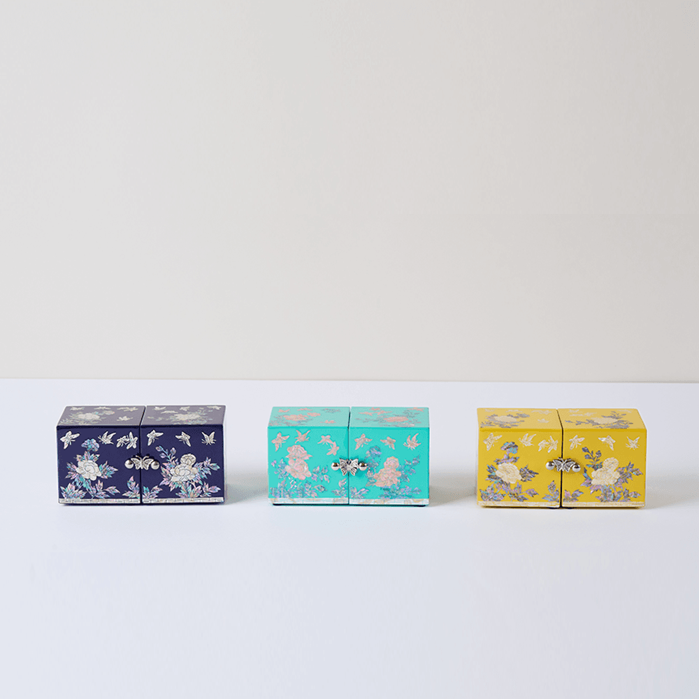 나전 목단 쌍합