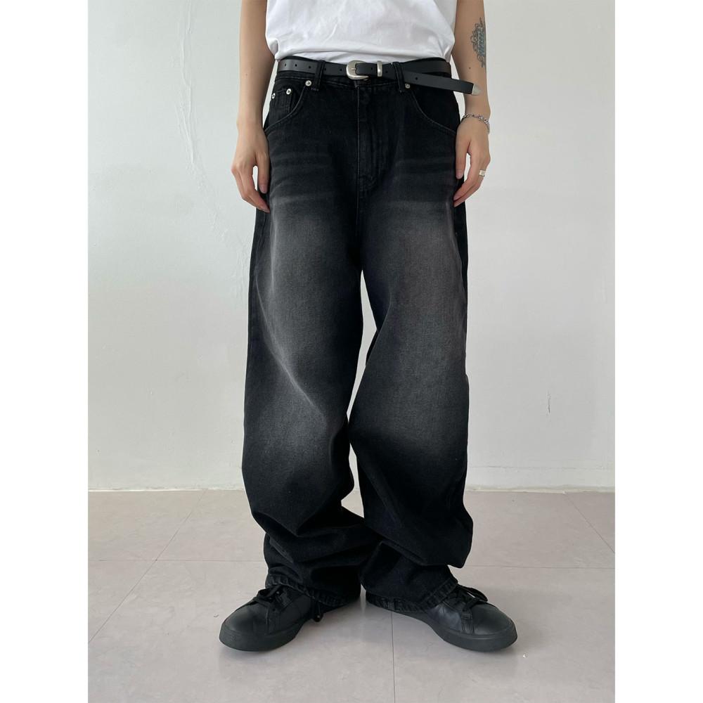 [남여공용] 밀크워싱 오버 와이드 데님