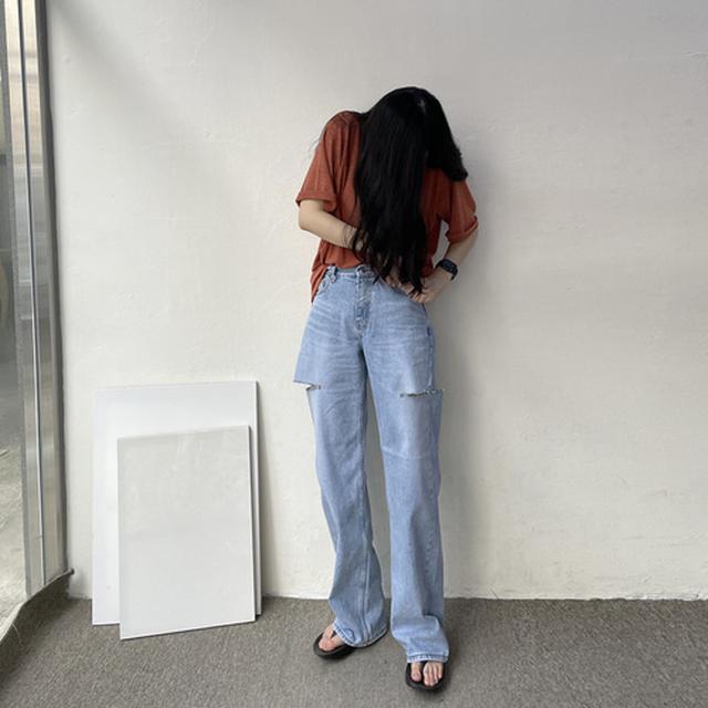 パンツ threetimes pink raw denim pants パンツ threetimes pink raw denim pants threetimes pink raw
