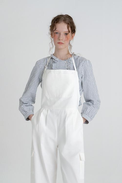 위드아웃썸머(WITHOUT SUMMER)  뉴어 오버롤 팬츠_화이트 - 사이즈 & 후기 | 무신사