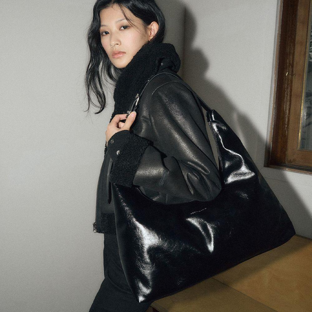 크로아 숄더 호보백 [블랙]