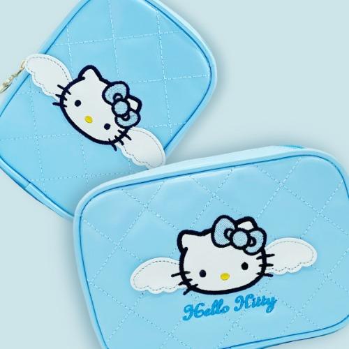 엔젤 블루 퀼트 파우치 2종