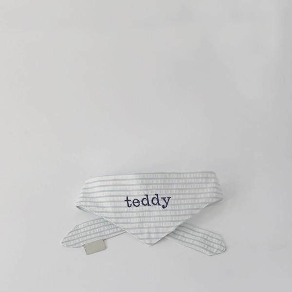 [4/17 순차 배송] 시어서커 네이밍 스카프 (Stripe)