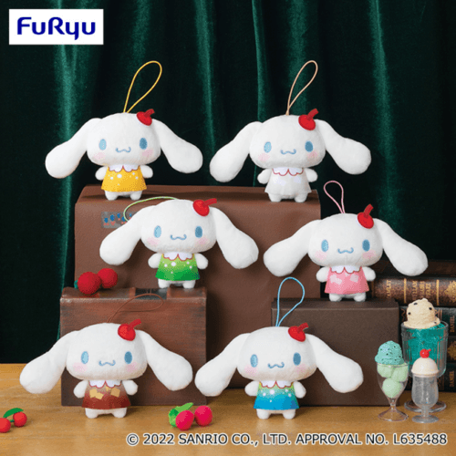 [산리오] 시나모롤 레트로 찻집 크림소다 마스코트 인형