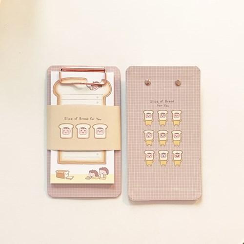 낢 메모지 클립보드 식빵 Ver.2